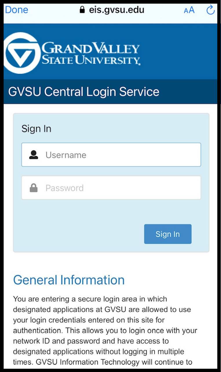 Concur SSO login page